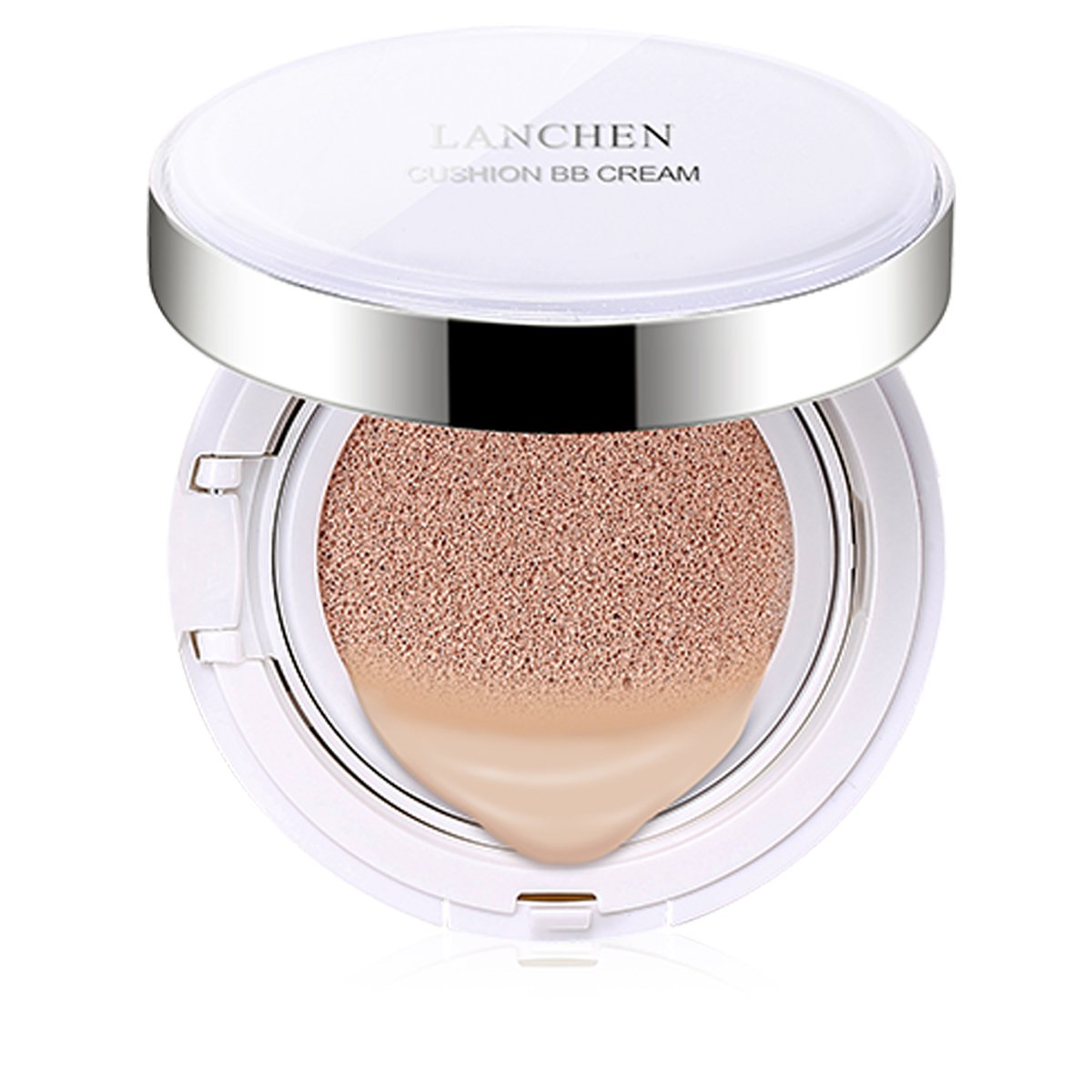 蓝秀lanchen轻透自然气垫bb霜02自然色 送替换装 保湿遮瑕 提亮肤色