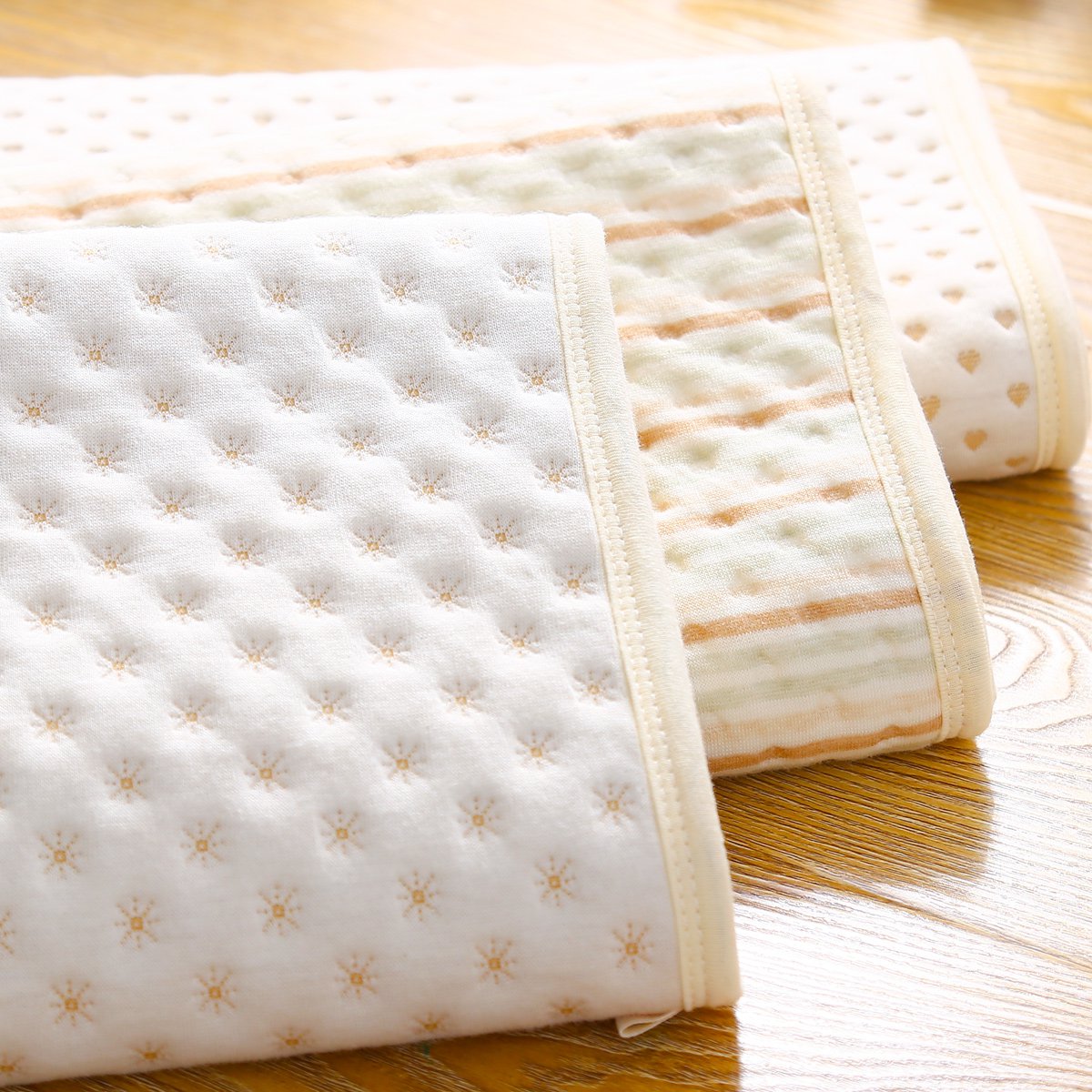 精典泰迪 宝宝有机棉5层婴儿隔尿垫防水透气新生儿可水洗姨妈垫月经垫