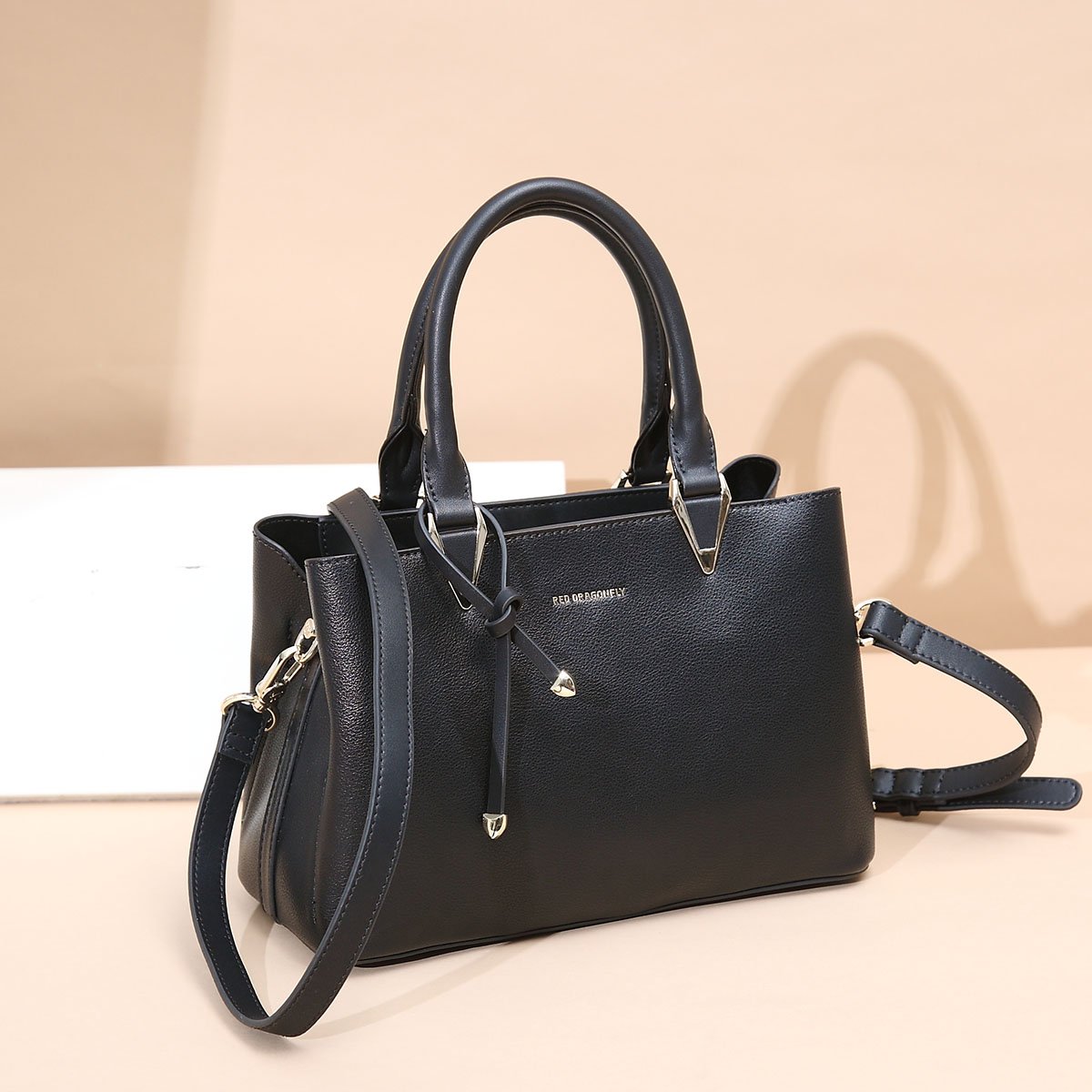 2018新款女包简约时尚知性优雅【大容量】翅膀包斜挎手提包