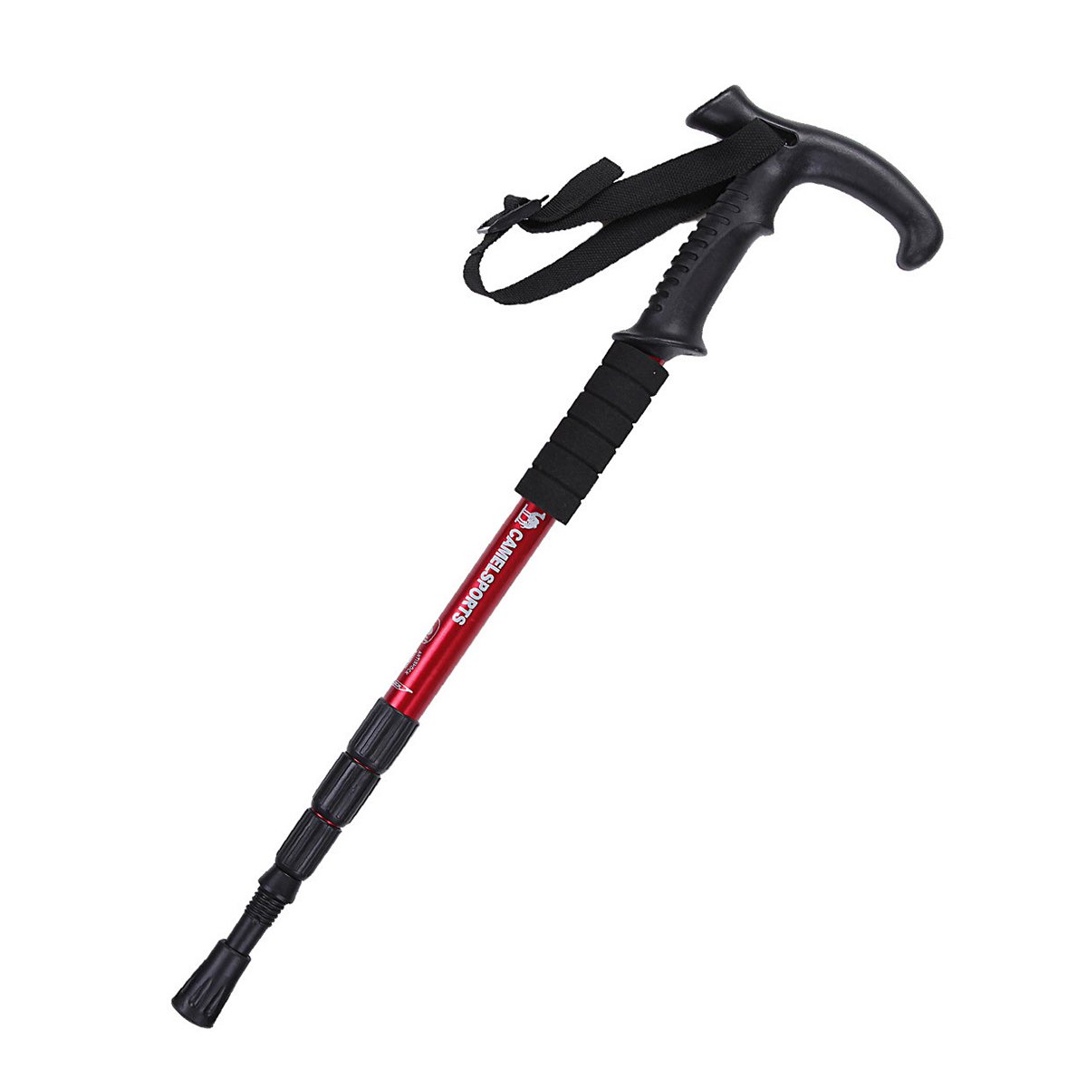 骆驼骆驼户外四节伸缩设计携带便易 中性登山杖70212sad42ho_唯品会