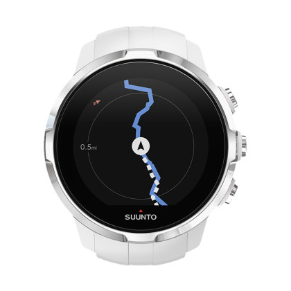 suunto颂拓 斯巴达极速白色 彩屏触控gps智能户外运动手表
