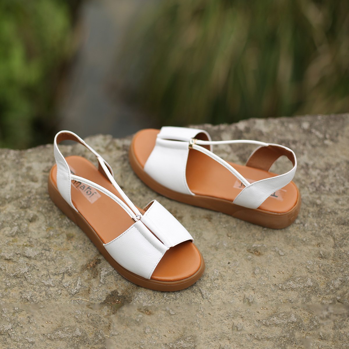 吐火罗新品牛皮简约凉鞋