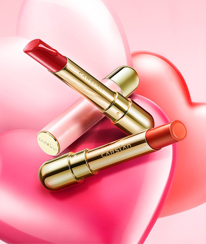 卡姿兰carslan盈彩唇膏01#豆沙红 3.5g 质感丝滑 显色优秀