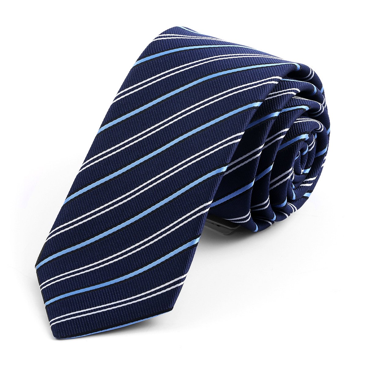 2018年秋季新款挺括有型时尚撞色宽条纹箭头型窄版男士领带