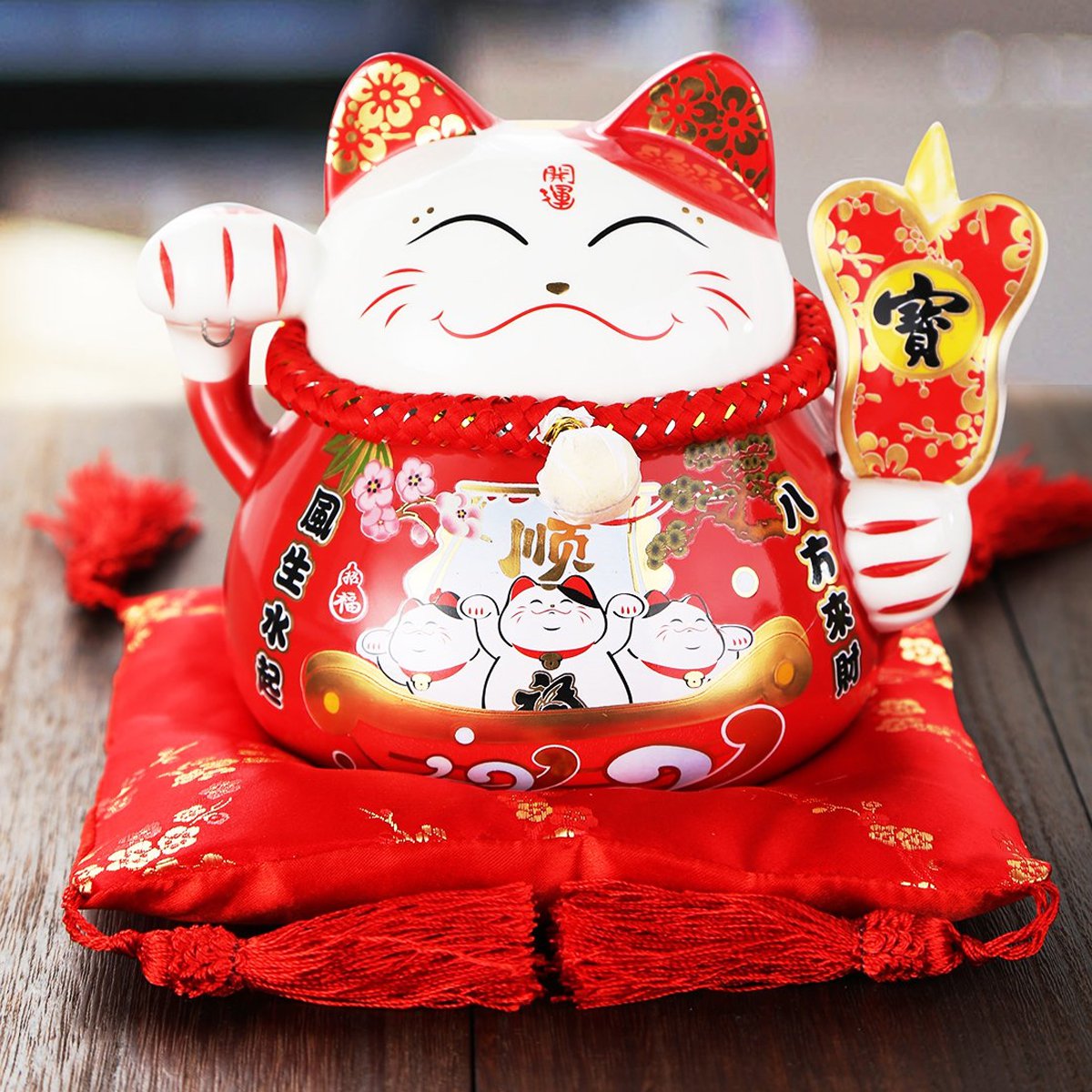 7寸招财猫摆件 存钱储蓄罐 店铺开业创意礼品