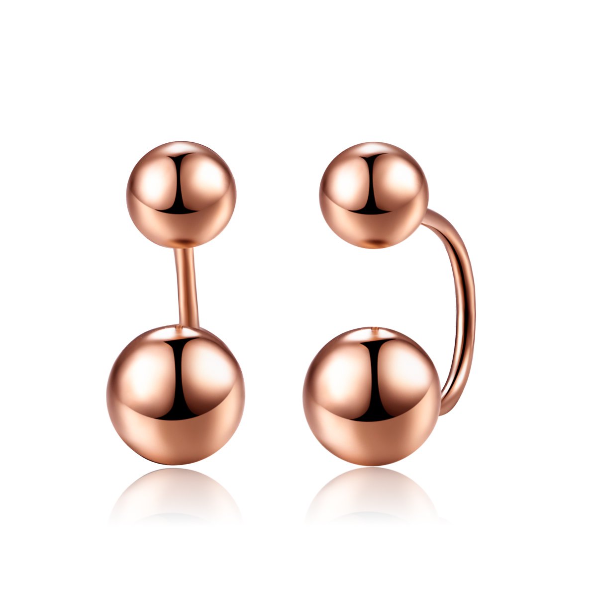 【击穿底价 直降到底】螺丝圆球耳钉韩版18k金耳钉