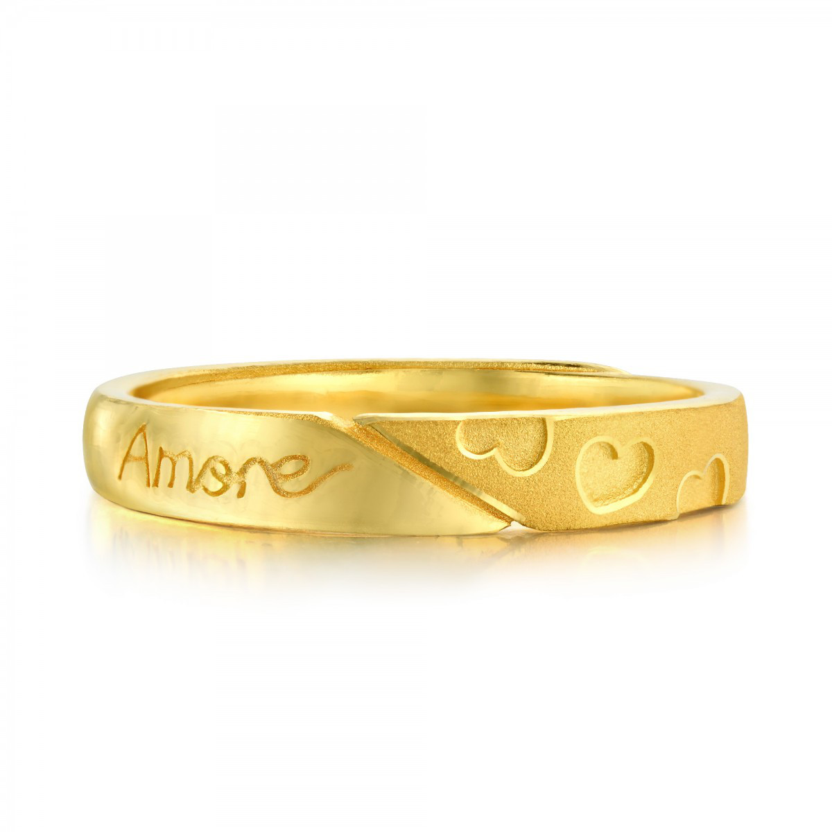 周生生黄金(足金)amore戒指 计价