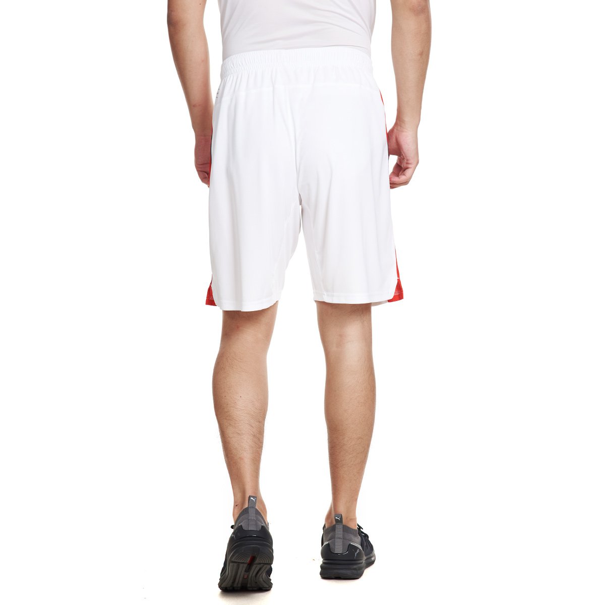 彪马puma 阿森纳 男款白色运动五分裤 足球系列