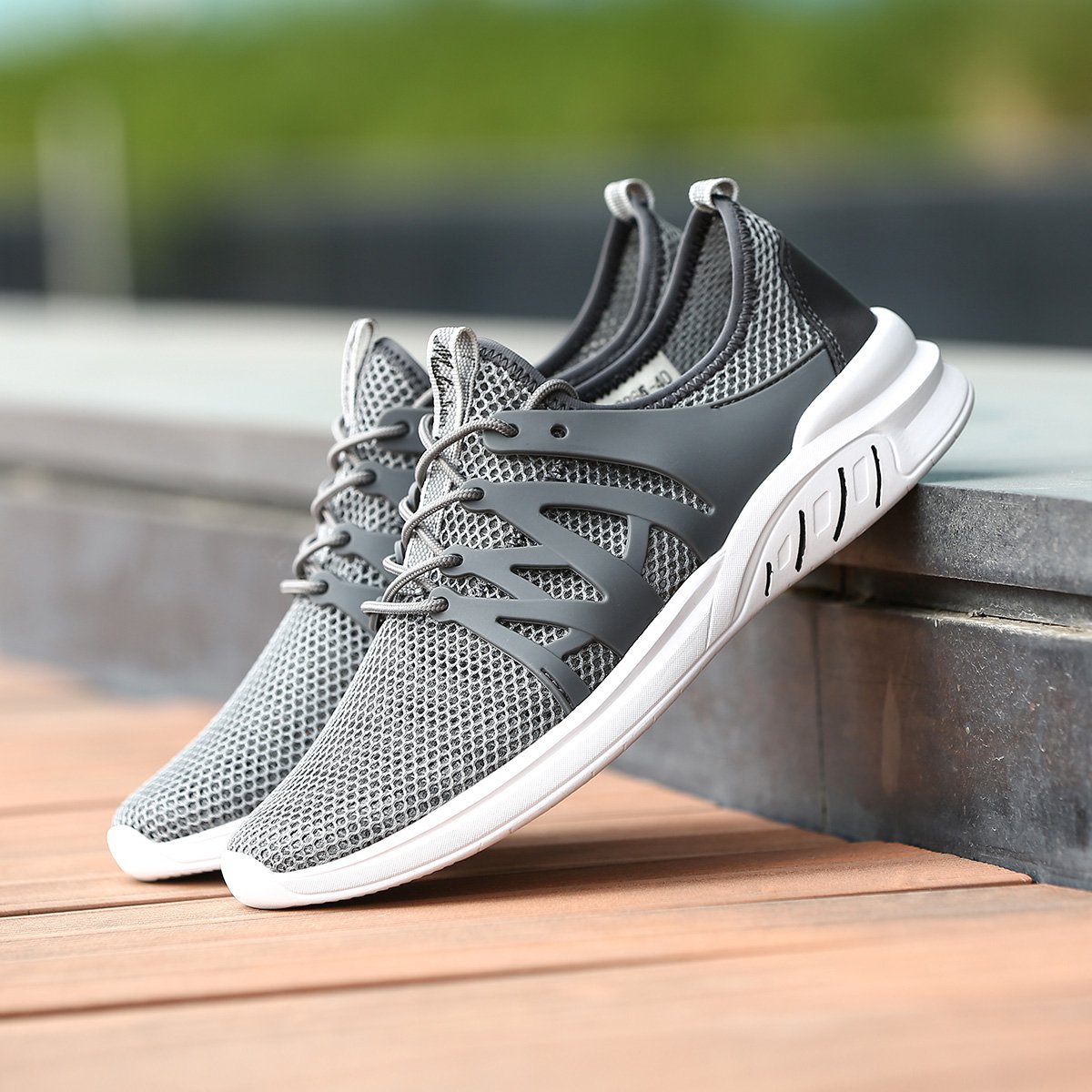 木林森mulinsen京东专场(皮鞋)夏季新款潮男运动鞋透气百搭网鞋休闲鞋