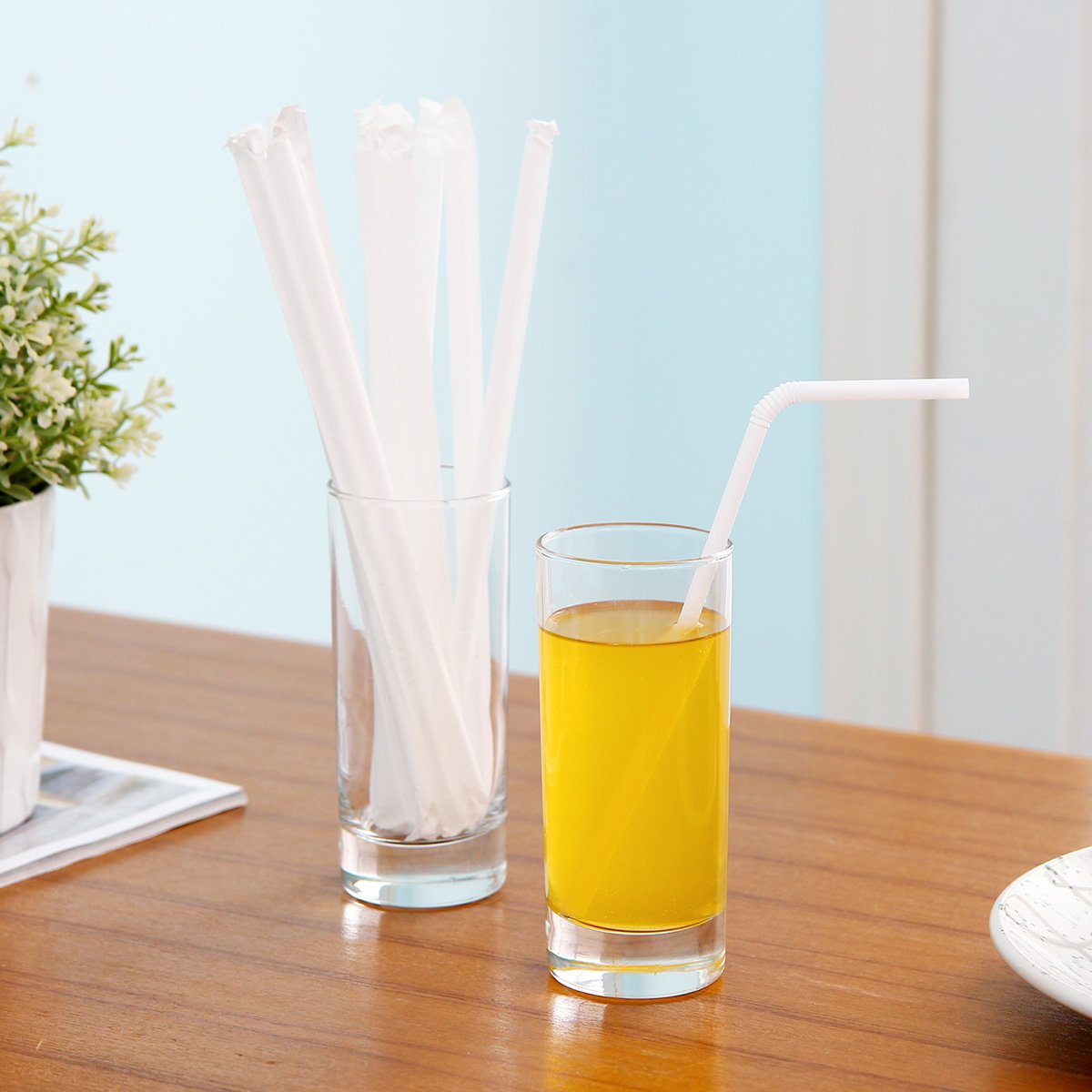 3包共300支 sgs测试食品级吸管 饮料吸管