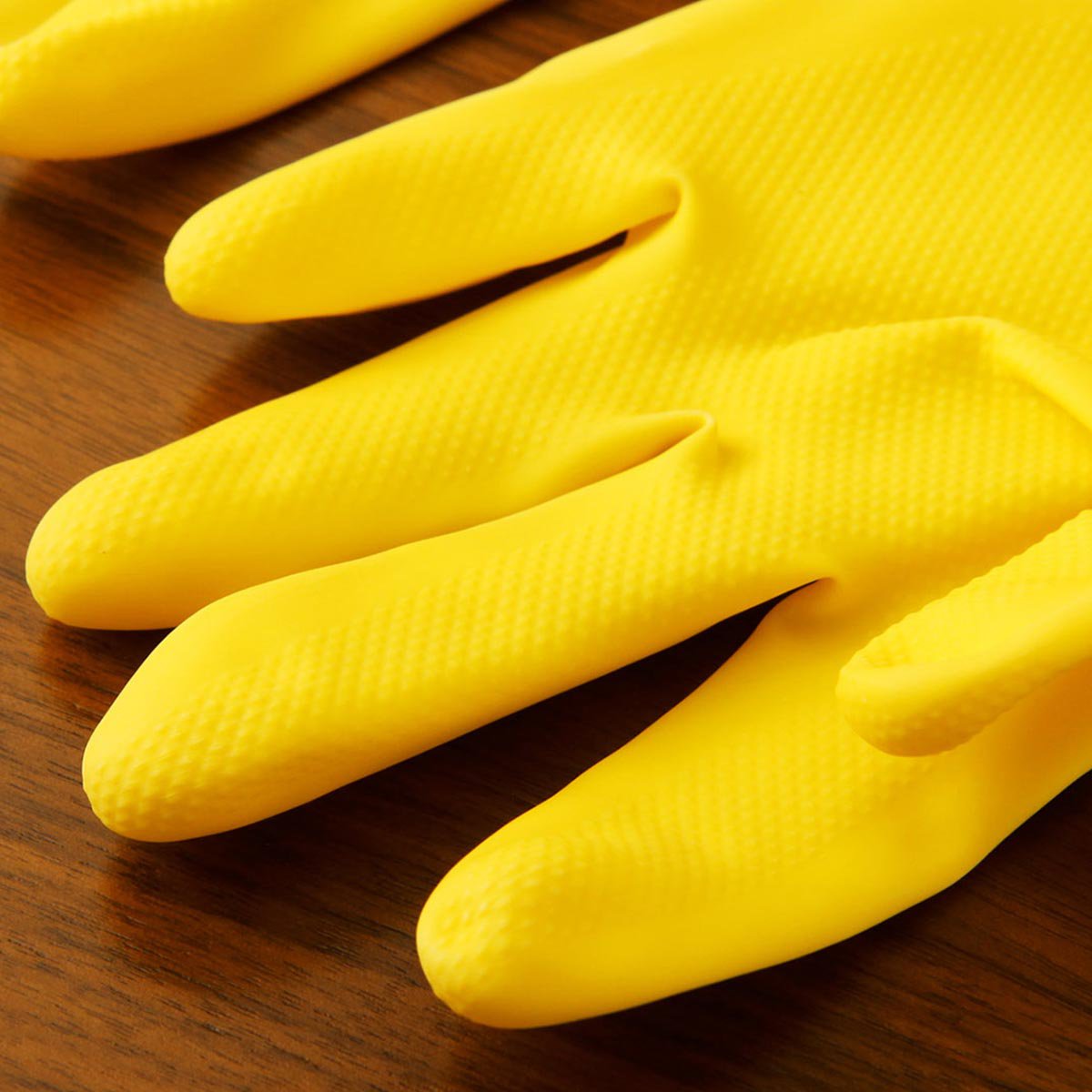 4双装 马来西亚进口橡胶原生加厚长版手套