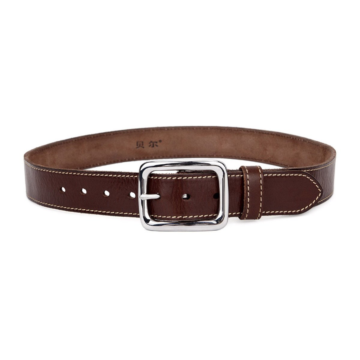 宴会旅行休闲商务软面纯色钢扣植鞣皮欧美时尚腰带