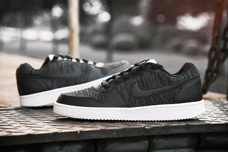 耐克nike ebernon low 男款黑/白/深灰休闲鞋 运动休闲系列