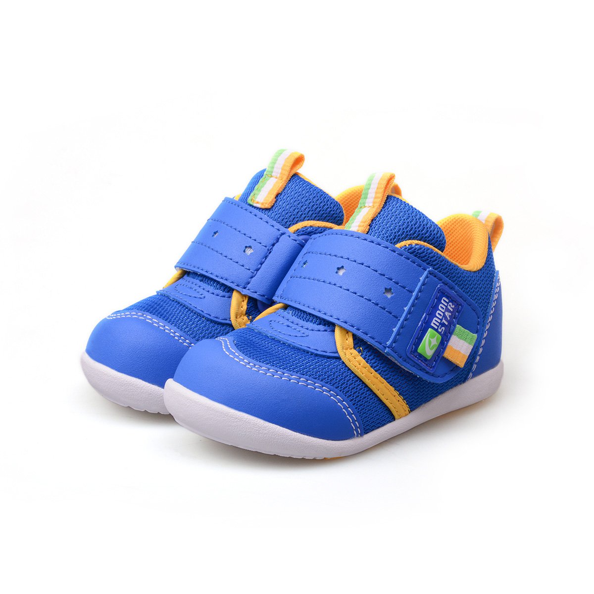 月星moonstar 12-14.5cm 0-3岁宝宝机能学步鞋女宝男宝健康机能婴儿鞋