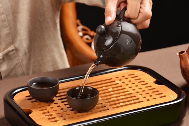 茶具套装家用喝茶宜兴紫砂功夫茶具简约泡茶陶瓷茶壶盖碗茶杯整套