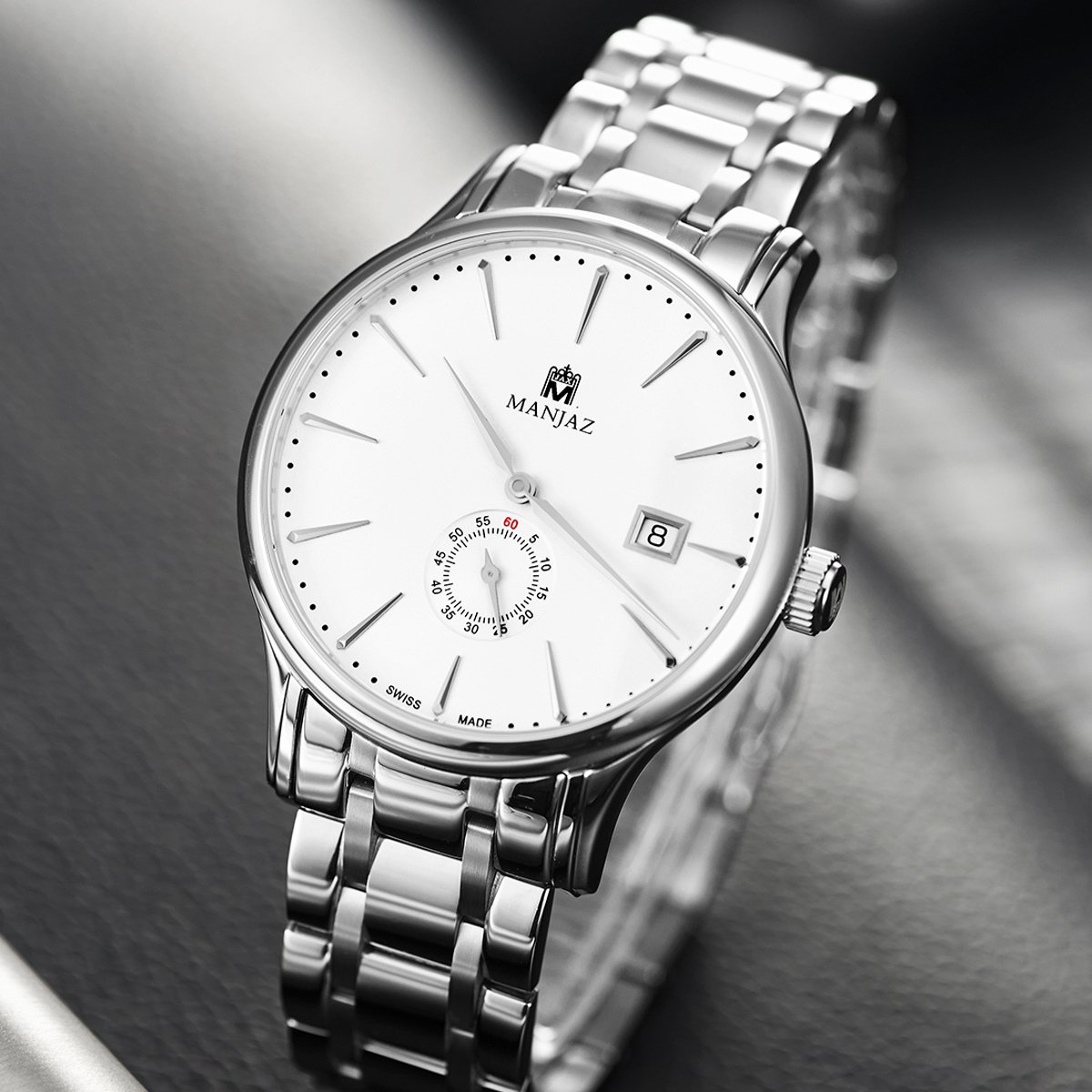 名爵【赠黑色表带】男士机械表非凡系列商务休闲送礼 自动机械男士