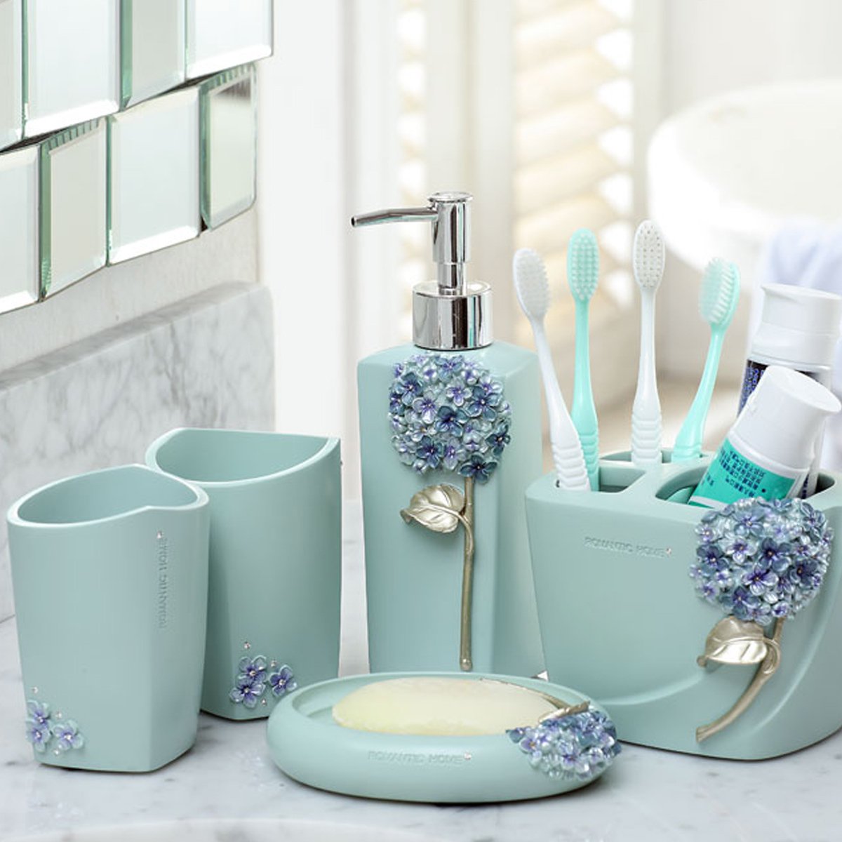 创意欧式浴室卫浴五件套卫生间洗漱套装