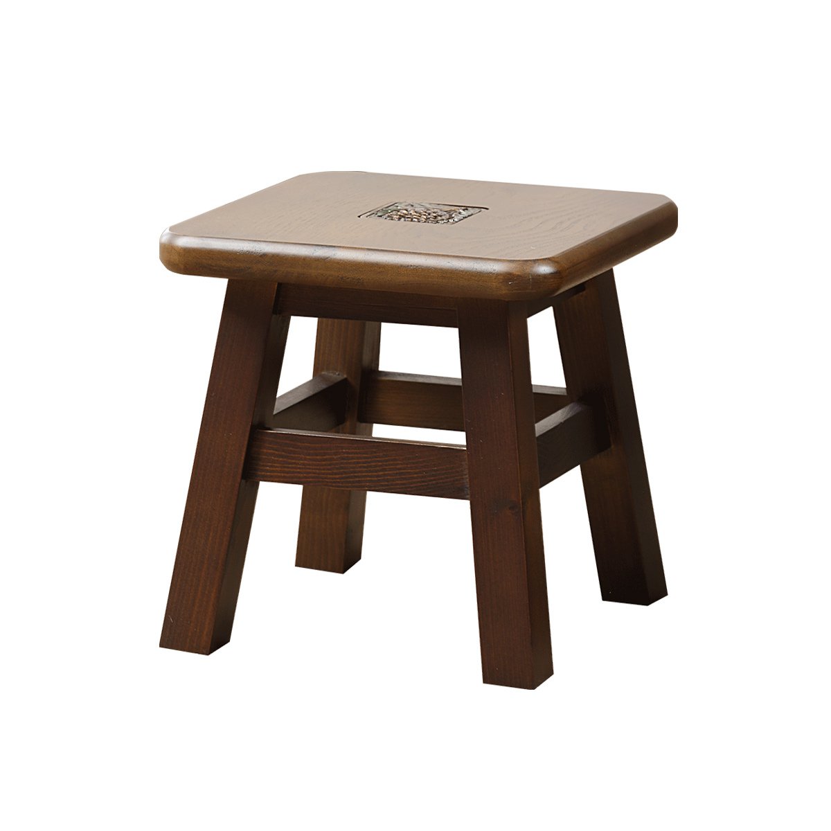 创意美式复古实木矮凳子换鞋凳儿童小板凳