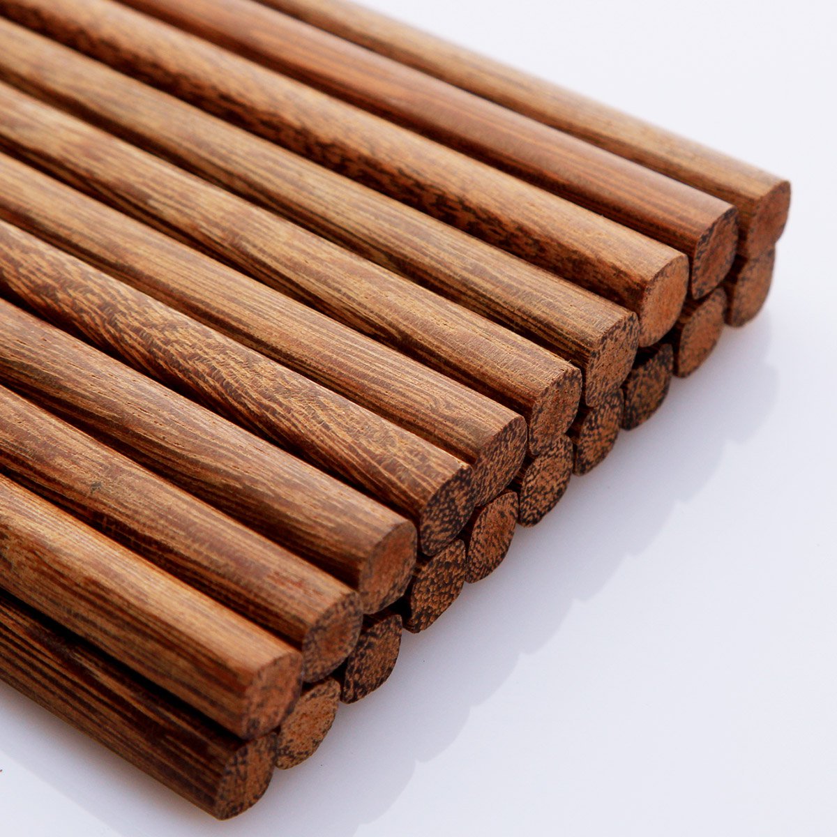 20双装 原木色筷子鸡翅木筷子 无漆无蜡实木制筷子餐具套装