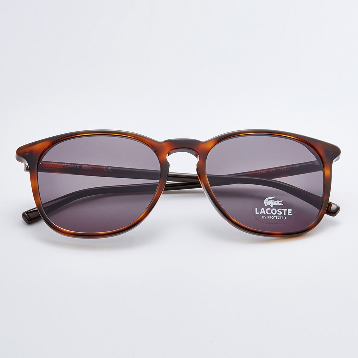 lacoste鳄鱼太阳镜男女潮时尚墨镜个性细镜腿轻盈眼镜