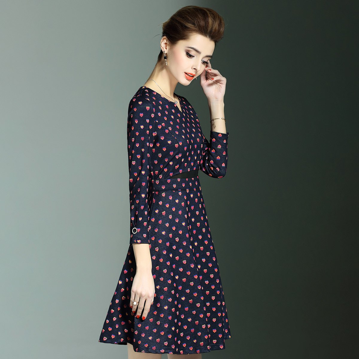 承包你的秋季穿搭-全场直降珂曼雅女装【三色爱心印花 好货推荐】2018