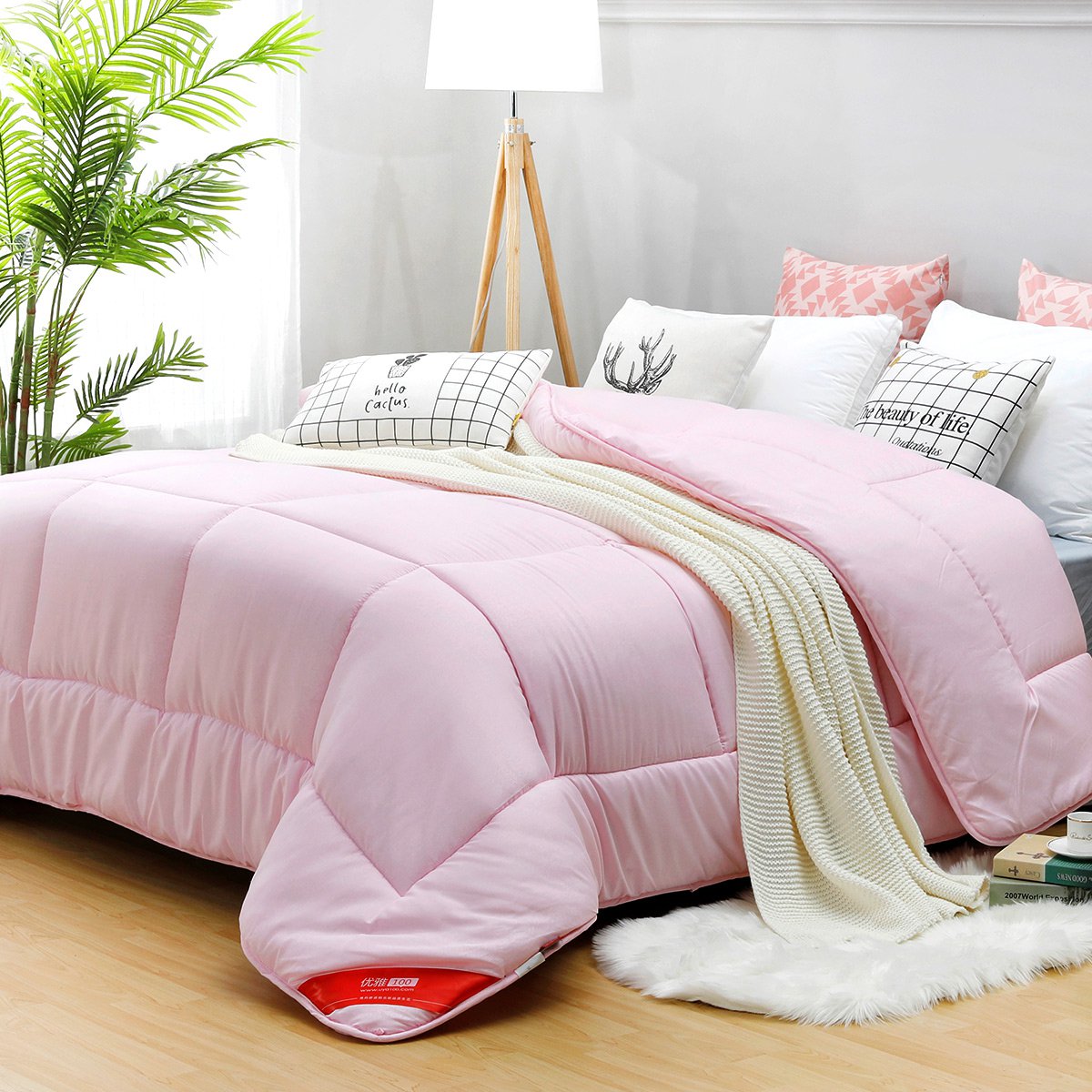 舒馨磨毛柔软羽丝绒被芯被子