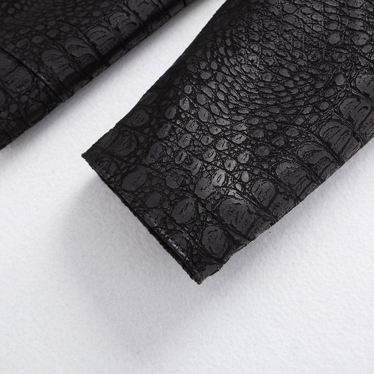 男式皮衣黑色羊皮外套