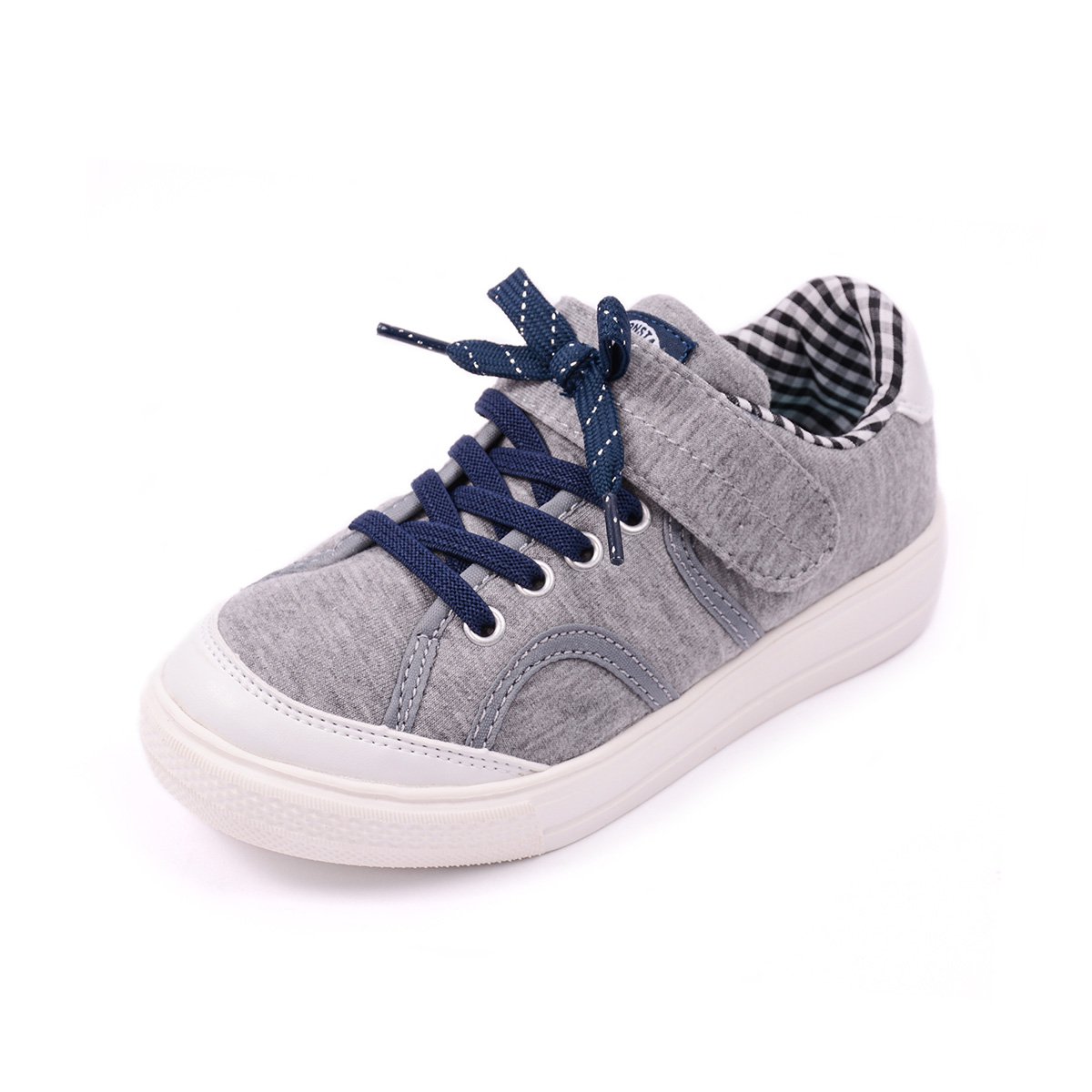 月星moonstar 19-24.5cm 2018年秋季新品儿童休闲鞋男女童透气帆布鞋