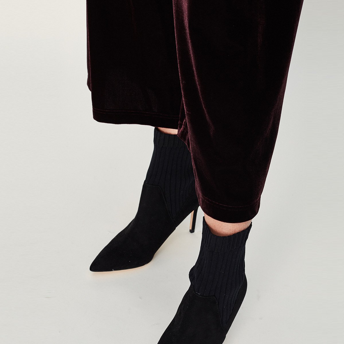 natural男女2018秋冬新款【惊艳光泽丝绒 飘逸有范】欧美风时尚丝绒九