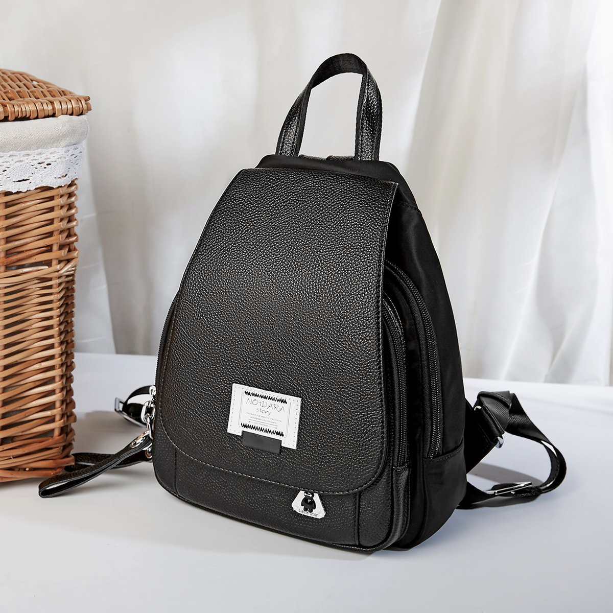 【唯品会】 意尔康意尔康2018秋冬新款简约时尚女士双肩包86w25849