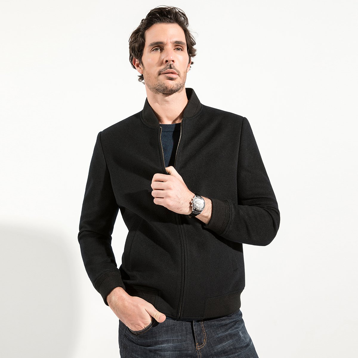 圣吉卡丹sancardy男装狂欢庆专场 【圣吉卡丹】秋冬新款100%羊毛男式