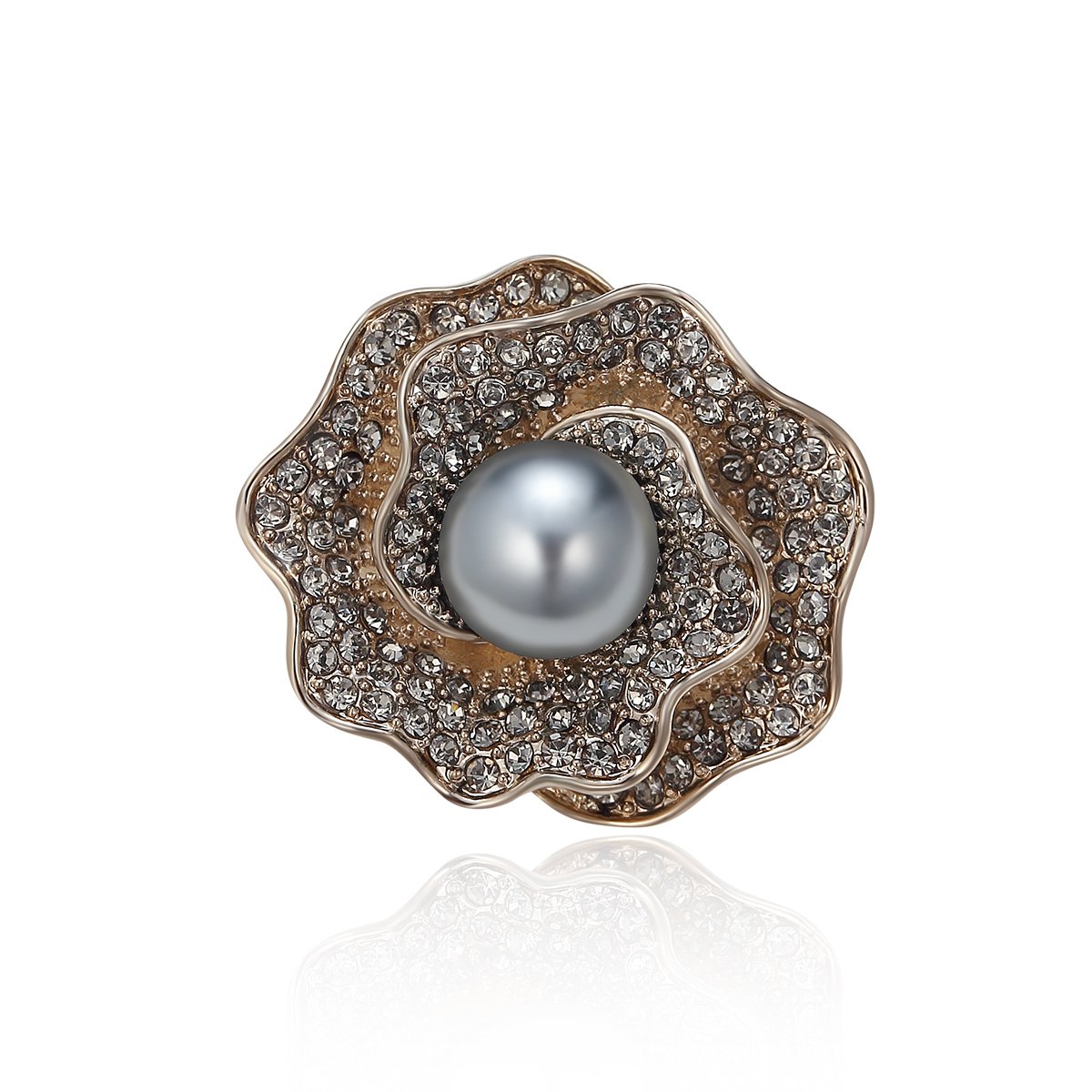 奇美拉 首饰配饰 花朵珍珠胸针女外套别针开衫毛衣扣针西装胸花