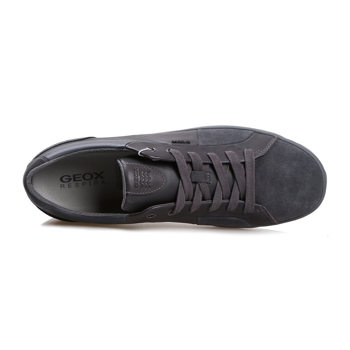 geox/健乐士男鞋黑灰色秋冬休闲鞋户外鞋舒适防滑运动鞋