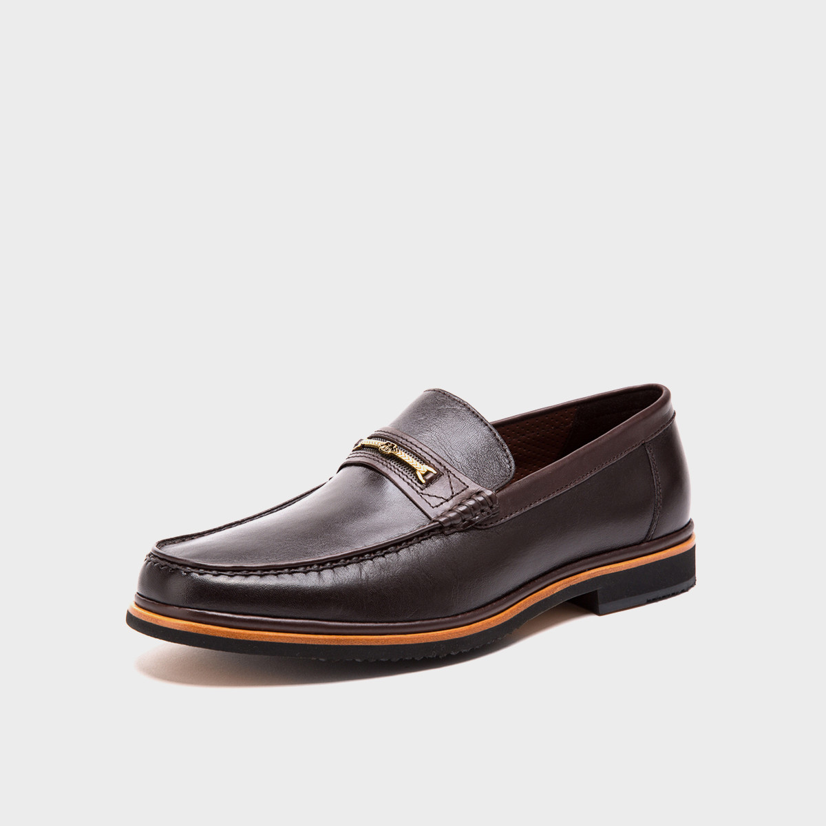 意大利便捷一脚蹬套脚珍贵袋鼠皮正装男士商务鞋男士皮鞋