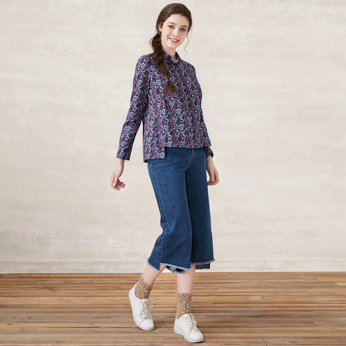 珂蕾朵姆【绒暖冬日】女装专场 珂蕾朵姆-【新品】简约文艺棉质舒适