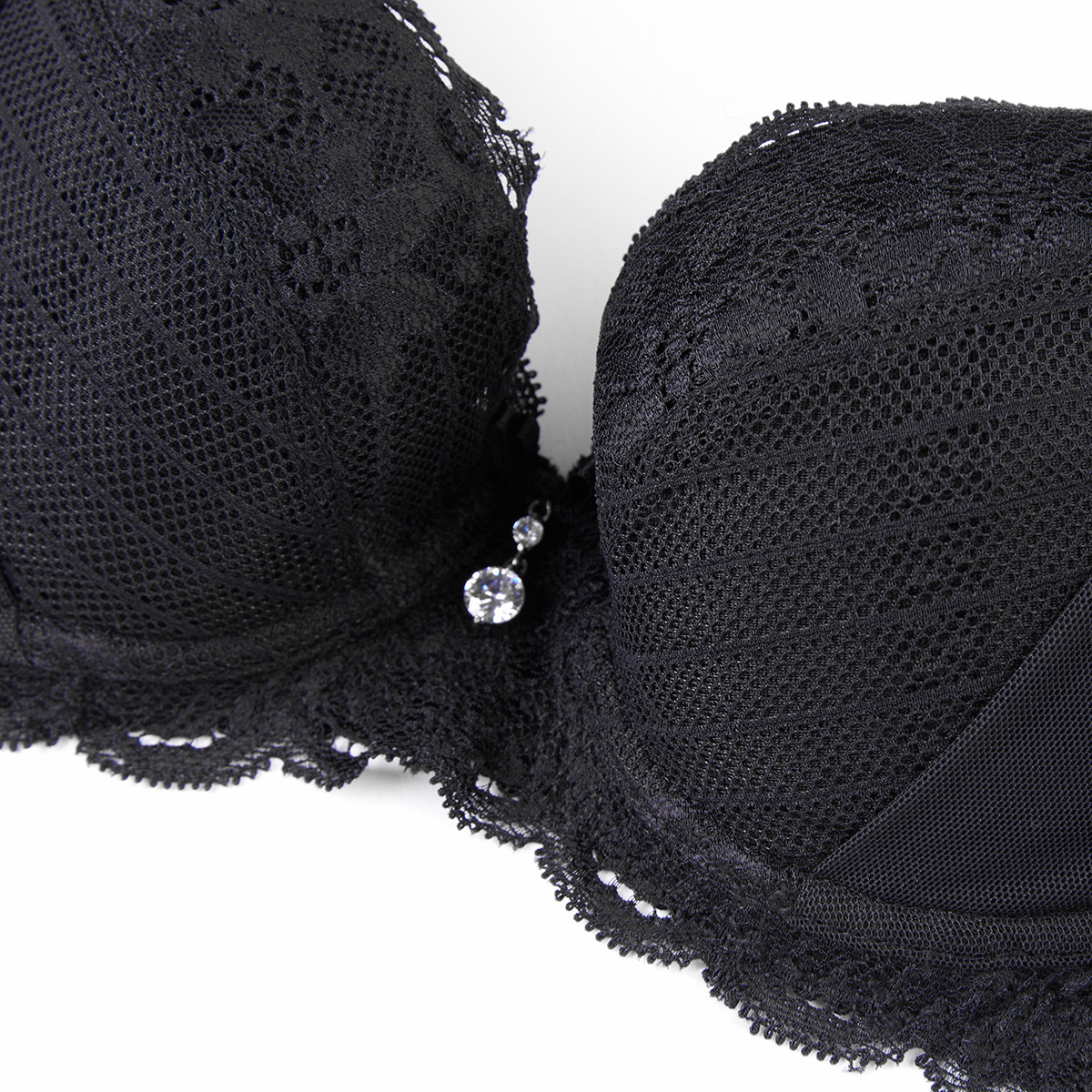 曼黛玛琏内衣专场曼黛玛琏【双弧圈 调整型】性感蕾丝深v聚拢u型美背