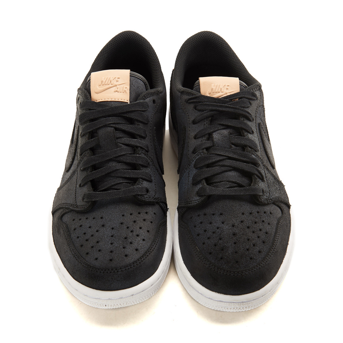 耐克nike air jordan 1 男款黑色篮球鞋 篮球系列