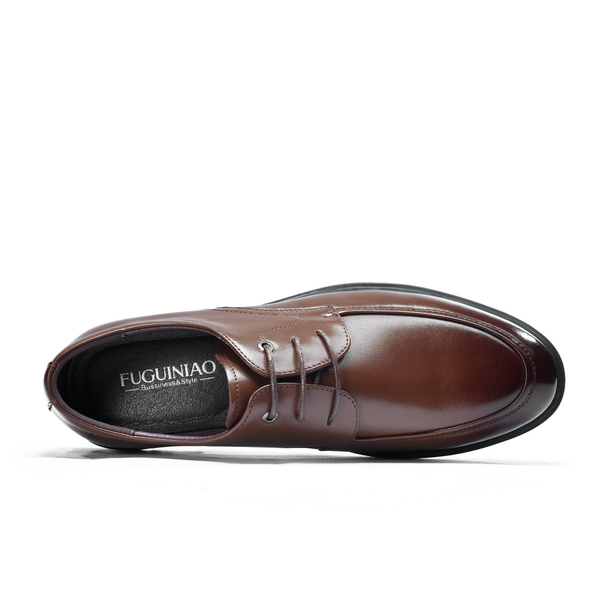 富贵鸟2018秋季新品 头层牛皮系带男士工装鞋经典商务正装皮鞋男鞋