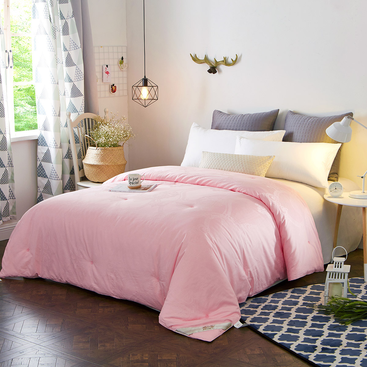 【100%蚕丝冬被】波司登家纺 长丝绵亲肤加厚冬被蚕丝被 被子 被芯