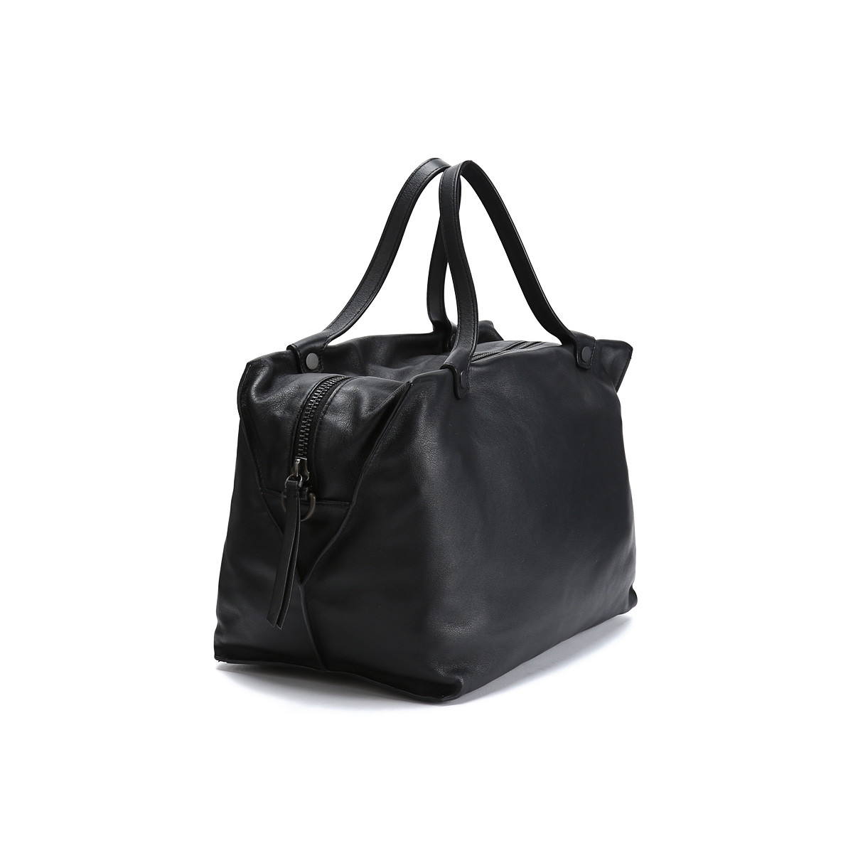 ecco爱步雕塑手提包 商务休闲大容量潮流女士牛皮单肩包