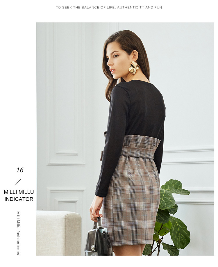 周年狂欢-milli millu女装专场 2018秋季新款韩版女式休闲时尚修身