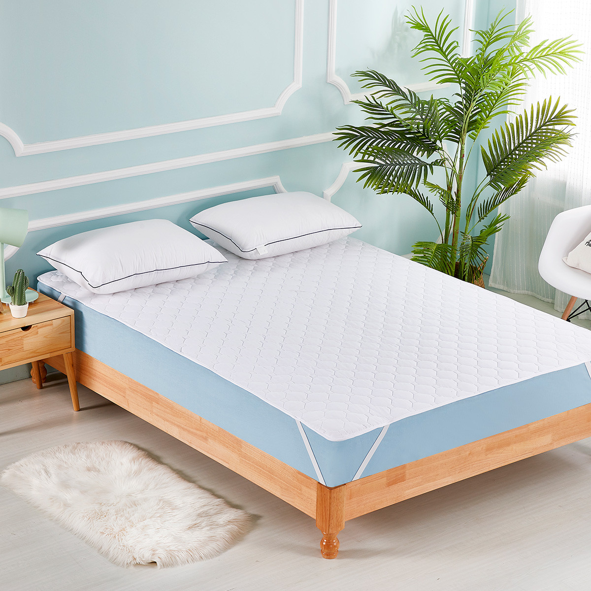 超声波床笠款保护垫 薄床垫 床垫