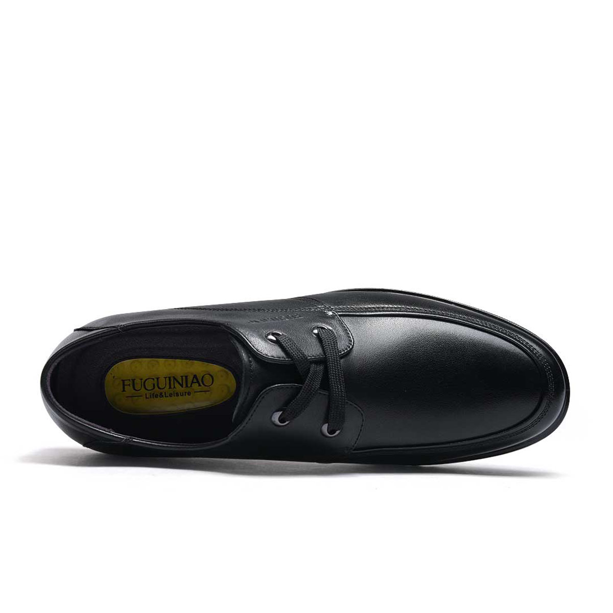 【头层牛皮 】富贵鸟男鞋简约系带舒适商务休闲鞋男士皮鞋男鞋