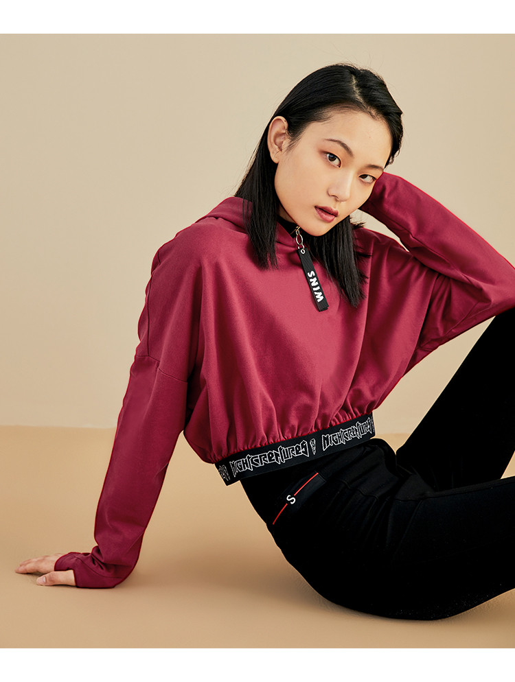 连帽卫衣女冬装2018新款长袖宽松套头时尚运动休闲上衣太平鸟女装