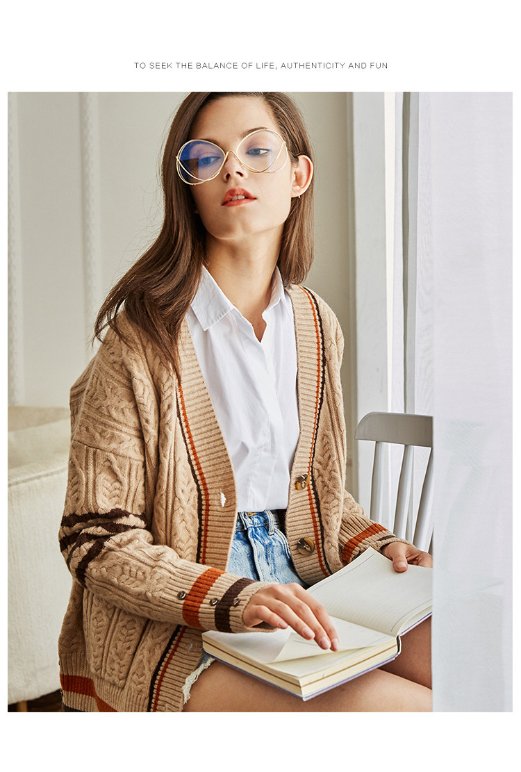 milli millu女装特卖旗舰店 2018秋季新款韩版针织女式开衫外套