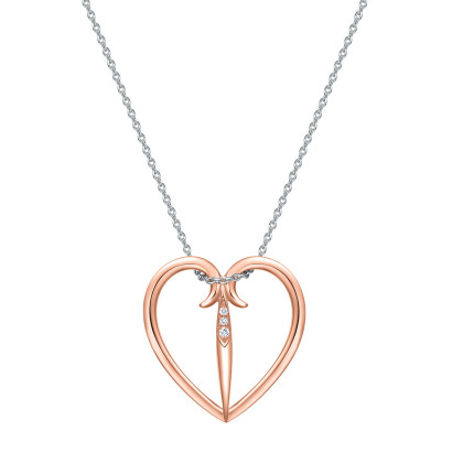 周大福 新品**-唯爱工坊非遗系列永动织爱吊坠