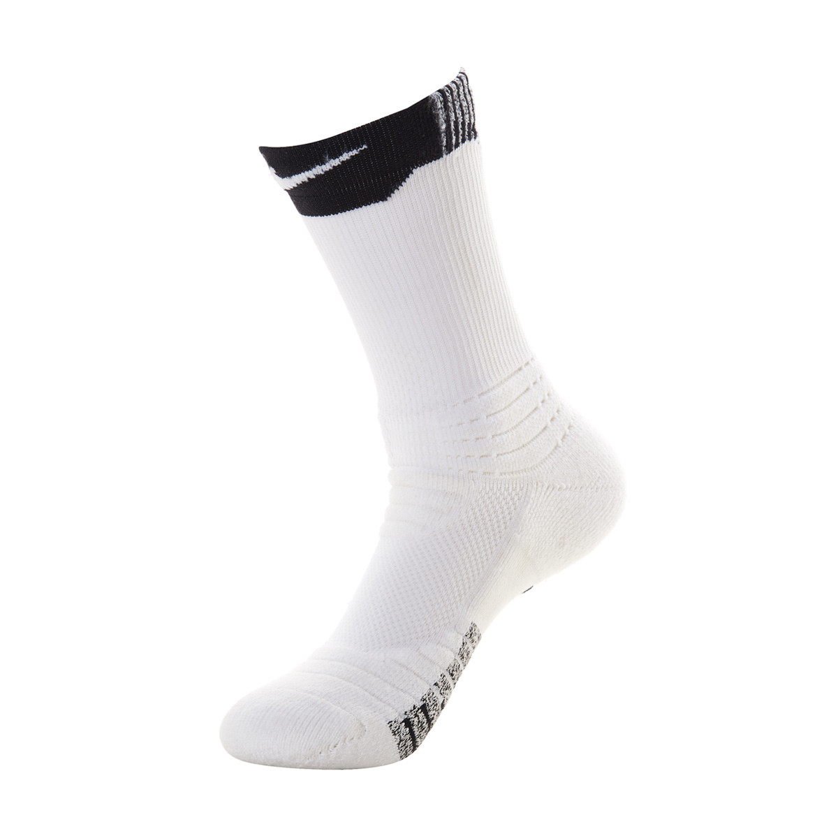 耐克nike 耐磨舒适 白色中筒运动袜