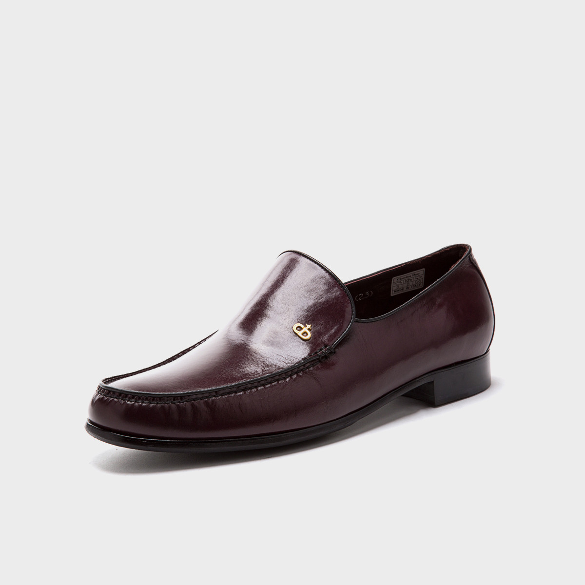 意大利 珍贵袋鼠皮懒人套脚一脚蹬增高正装男士商务皮鞋男鞋