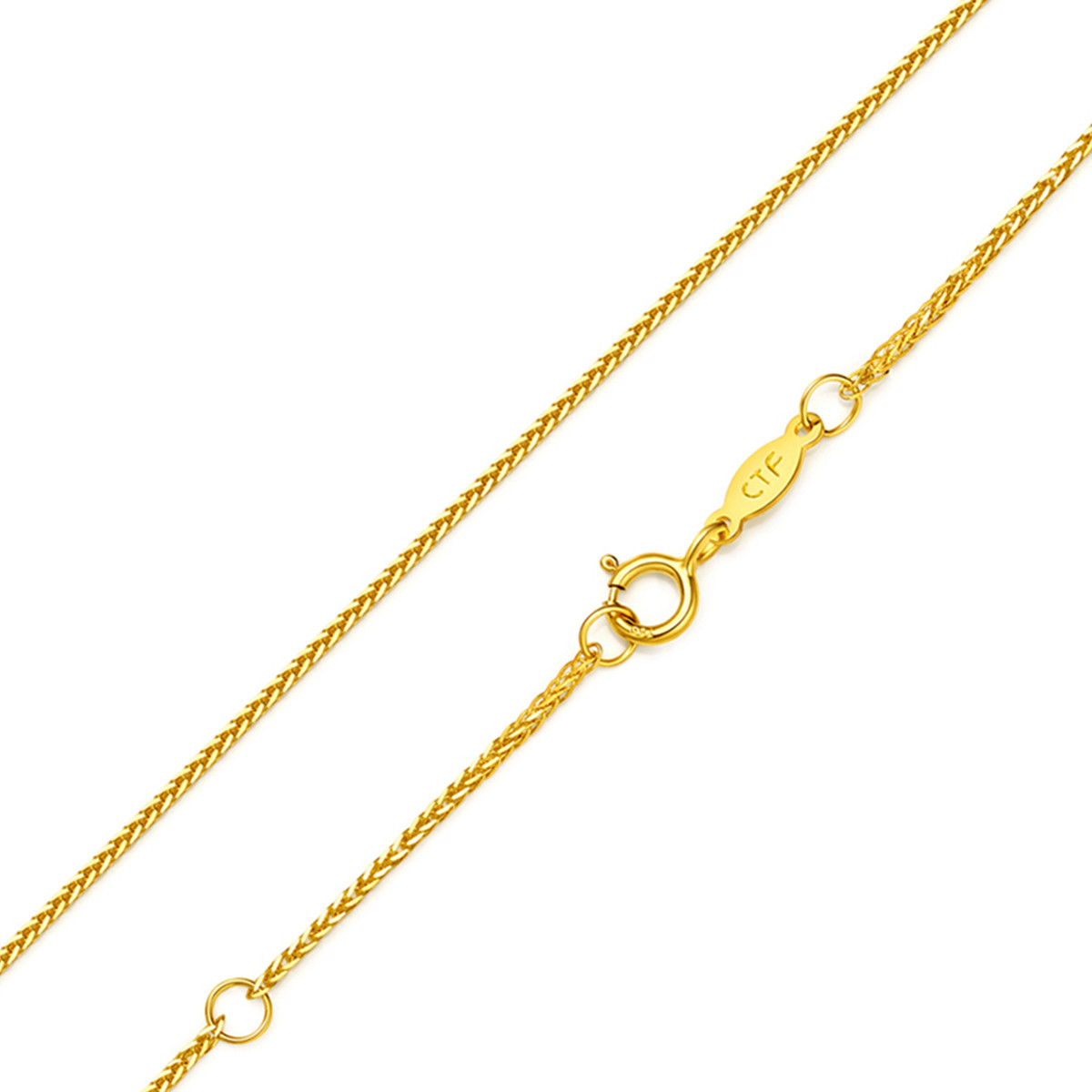 周大福 时尚肖邦k金链18k金项链