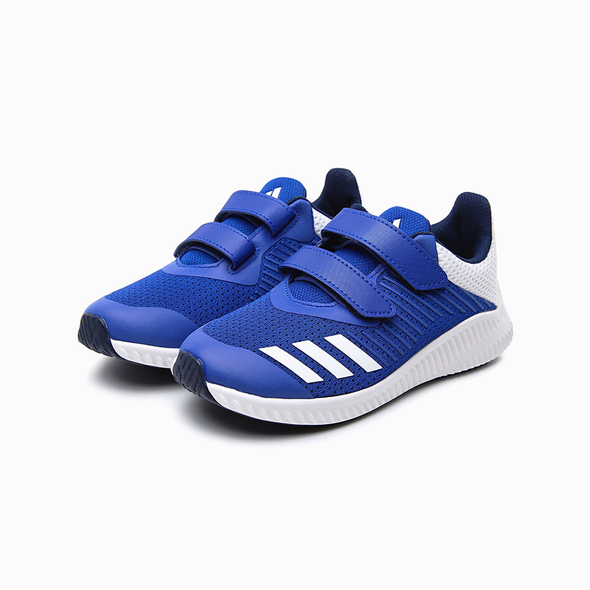 阿迪小童adidas kids 防滑耐磨魔术贴 男小童 跑步鞋